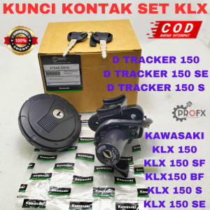 KUNCI KONTAK SET KAWASAKI KLX 150 D TRACKER 150 KUALITAS ORIGINAL ASLI KONCI GEMBOK IGNITION MOTOR