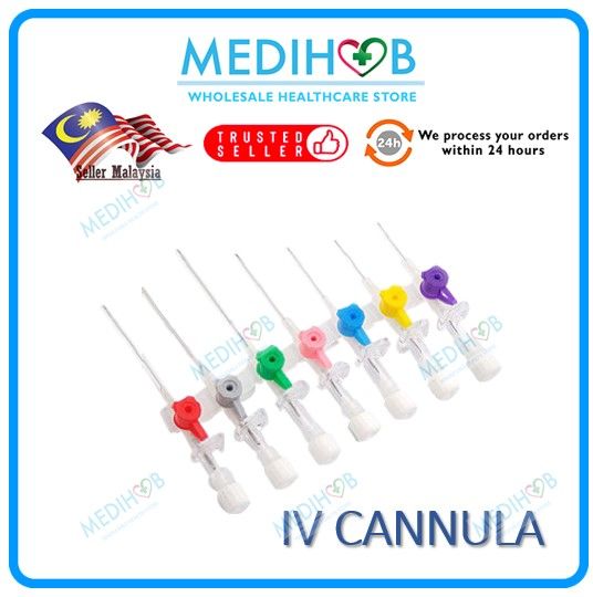 IV Cannula with Injection Valve & Radiopaque Catheter 1pcs | Lazada