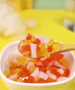 Amax RAINBOW crystal FRUIT JELLY NATA MILK TEA FRUIT TEA SINKERS 2.5KG QUALITY PRODUCT BEST SELLE