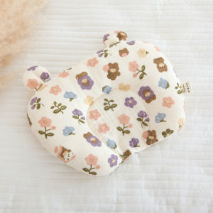 【COD】Baby Anti Flat Head Pillow Newborn Cotton Breathable Sleep Support Infant Pillow Bantal Bayi