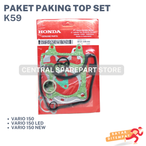 (HONDA) PAKING TOP SET K59 VARIO 150 / VARIO 150 LED / VARIO 150 NEW / PACKING / TOP SET / PEKING / KARET HEAD GASKET / PAKING GASKET /