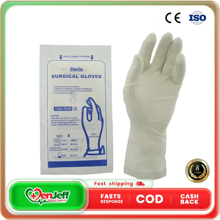 Surgical Sterile Latex Gloves Medical Surgical Latex Gloves Sizes