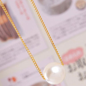 Corinna Pearl necklace mens hip-hop Elegant White Glass Imitation Freshwater Pearl Necklaces aesthetic Jewerly retro fashion brand
