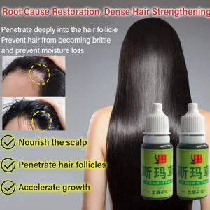 Hair Growth Serum/Usma Grass Extract/Hair Serum/Eyebrow Nourishing/Hair Growth Support/Reduce Hair Fall/Pure Herb/Gentle Formula/For Men Women
