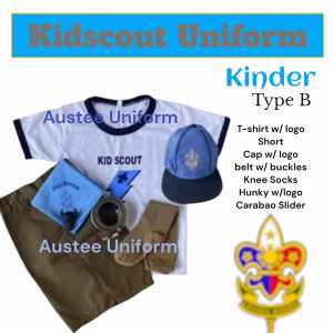 Auslofactory Seven School Uniform Complete set Kinder to Grade VI Girls and Boys Type B and A Uniform Iskawting