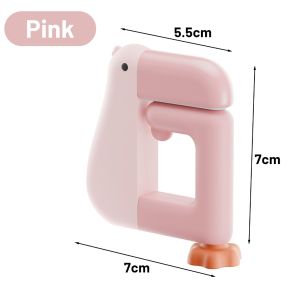 WORKWELL Cute Duck Bag Hook｜Adjustable Desk Edge Hook｜School Backpack Hanger｜Table Side Hook for Students