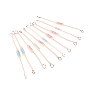 LEI 10Pcs RF Rice Cooker Ceramic Thermal Fuse Cutoff 10A 20A 90C 125C 185C 230C