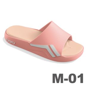 M-1 NEW TOPGRADE SLIDE SOFT RUBBER MATERIALS ELEGANT SLIDE OUTDOOR SLIIPER New style. Madam. Womens shoes. Breathe. Slippers. Sandals. A thick bottom. Non-slip. High quality. It wears well. Comfortable. The Korean version.