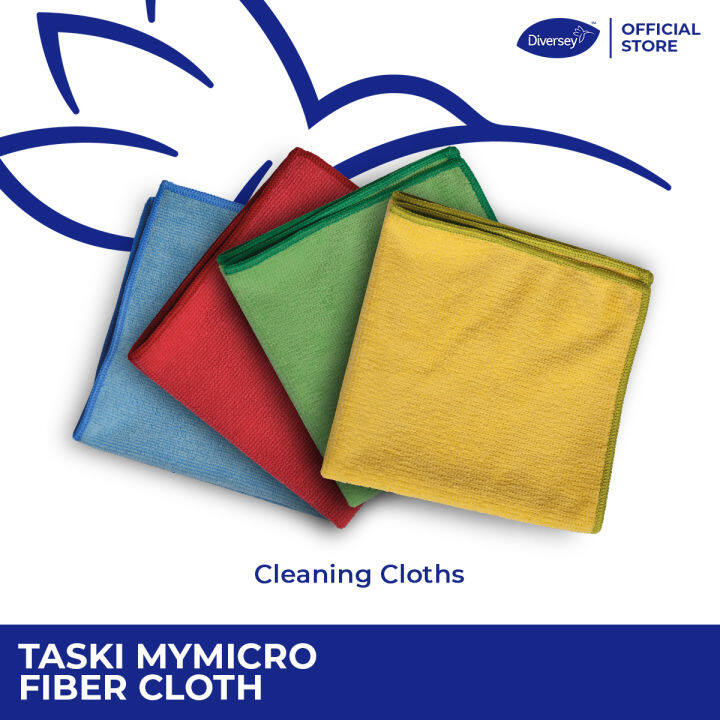 Diversey Taski MyMicro Microfibre Cloth Blue - Ultimate Cleaning Products