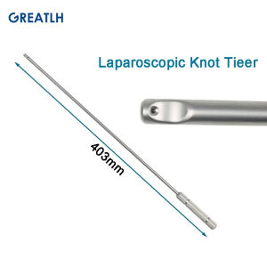 Stainless Steel Laparoscopic Knot Pusher Laparoscopy Simulation Training Tools Laparoscopic Instruments2024