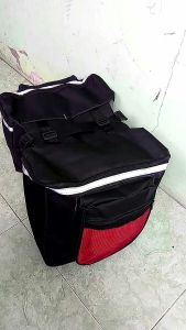 Tas Pannier Sepeda Federal Tas Sepeda Belakang Federal Hitam Merah List Silver