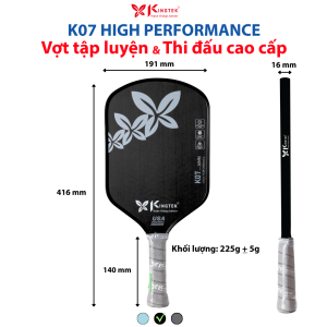 GIAO HỎA TỐC - Vợt Pickleball Kingtek K07 High Performance 16mm Chính Hãng