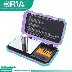 Cân Mini Kỹ Thuật Số Oria Cân Dùng Trong Bếp Cân Bỏ Túi 200G/0.01G Quả Cân Hiệu Chuẩn 50G Cân Thông Minh Điện Tử 6 Đơn Vị Màn Hình Đèn Nền LCD Bao Bì Tự Động Tắt Thép Không Gỉ (4 Màu Tùy Chọn)