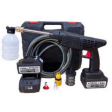 Máy rửa xe Cầm Tay Pin 10 Cell 199V - Máy xịt rửa sân vườn xịt rửa cao áp có tạo bọt tuyết.