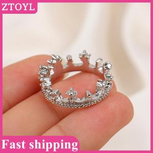 ZTOYL💝 1:12 Dollhouse Miniature Mini Metal Crown Princess Headwear Model Toys