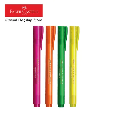Faber-Castell Textliner 38 4 colors (Yellow Green Orange Pink) (SP157788)