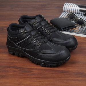 Sepatu Safety Pria Boots Safety Armor Pendek Ujung Besii Sepatu Boots Pria Outdoor- Adventure Kerja Proyek Terlaris