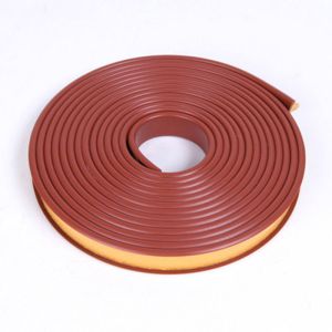 2M Self-Adhesive Edge Banding Strip Furniture Wood Board Cabinet Table Chair Protector Cover U-Shaped Silicone Rubber Seal Strip