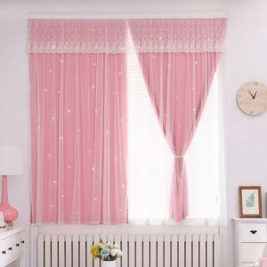 Tirai Jendela Gorden Pintu Tanpa Bor / Blackout Magic Velcro Curtain