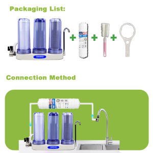 TROUWIDS High Quality Water Purifier Water Softener For Home 3 Stage 10 In 1 Mineral Water Filter For Household Home Kitchen
