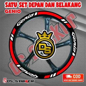 cutting sticker stiker velg Genio stiker lis velek genio ring 12 stiker velg genio ring 14