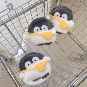 W10 Cartoon Cute Little Penguin Coin Wallet Girl Fashion Pendant Keychain Storage Bag Women Zero Wallet Gifts