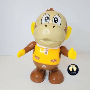 ลิงเต้นได้ ใส่ถ่าน มีเสียงดนตรี มีไฟ ขยับ โยกย้าย น่ารัก เสียงดี