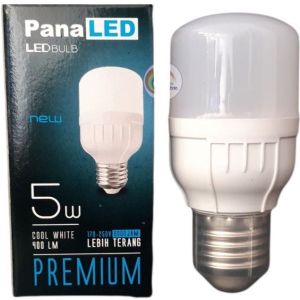 Panaled Premium 5 Watt Bohlam LED Lampu Rumah Super Terang