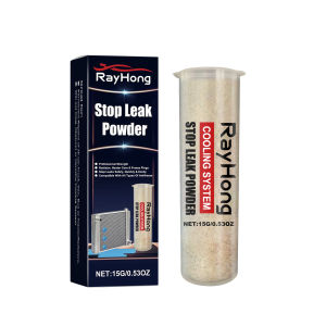 【Buy 1 Take 1】RayHong Bột chặn rò rỉ két nước nhanh chóng ngăn ngừa thất thoát chất làm mát Hoạt động với tất cả các chất chống đông Chăm sóc hệ thống làm mát 15g