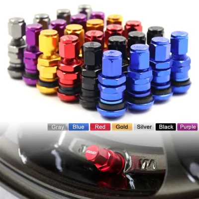 4pcs/set Tire Valve Rays Aluminium Rays Tire Valve Caps Tubeless Tyre Valve