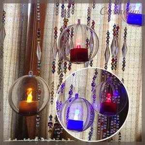 [Carmelun] Transparent Open Plastic Christmas Decor Ball Bauble Ornament Gift Present Box