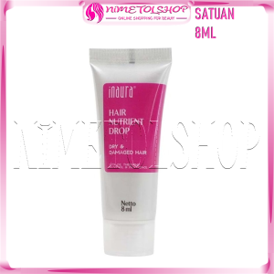 (BOX) INAURA Hair Nutrient Drop 8ml X12 Vitamin Rambut Keratin Serum Oil Kering Rusak Warna Color