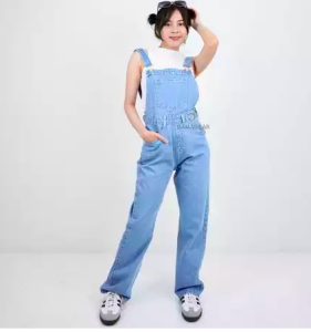 S-6xl Jumpsuits jeans new desing denim womens ready stock size s-6xl malaysia