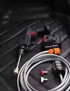 588V Cordless Electric Car Washer Machine Kit 600W Portable High Pressure Battery Wash Water Power Auto Spray Garden Tool