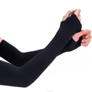 1Pair Men Women Breathable Arm Sleeves/Ice Arm Sleeve Cover Protection Hand Cover Cooling Arm Sleeve