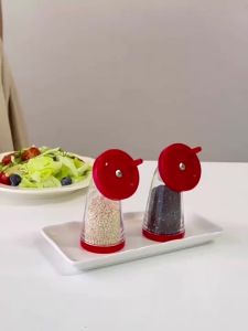 [SG STOCK] JAPAN SLICKY Manual Sesame Grinder    Hand Rotation    Transparent Body    Detachable Washable    Ramen Tonkatsu