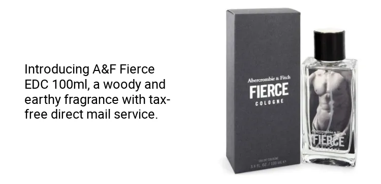【最終値下げ】Abercrombie & Fitch FIERCE 100mL メンズ Fierceコロン | メンズ コロン | Abercrombie.com