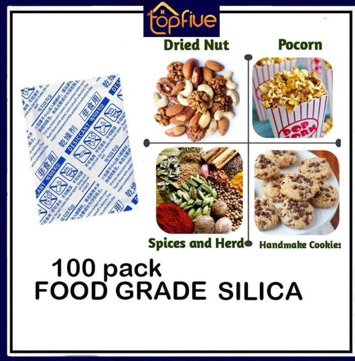 50 Gram Silica Gel (Total 48 Packets) - Desiccants In Malaysia
