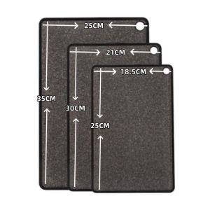 Anti Mildew Chopping Board Double Side Use Kitchen Antibacterial Cutting Board Fruit Vegetable and Meat Cutting Board Plastic Cutting
