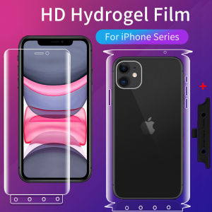 Full Coverage Soft Hydrogel Film for IPhone 17 air 16 Pro Max iPhone 15 Plus 14 Pro Max 14 Plus Full Cover The Edge and Back Matte Soft Screen Protector