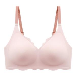 Comfort Seamless Bra Women Latex Soft Support Push Up Bra Non-wired Lingerie