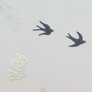 Swallow Metal Cutting Dies Stencil DIY Scrapbooking Album Paper Template Mold Embossing Craft Decoration