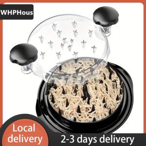 [COD] WHPHous Ship within 24 hours Chicken Shredder Tool Meat Breast Shredding Separation Mincing Grinder Machine With Lid For Shredding Chicken Pork Beef