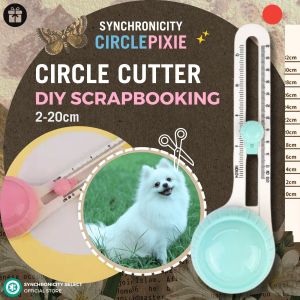 CirclePixie "Cut Out Circles of any Size" DIY Craft Circular Cutting Paper Knife Circle Cutter Scrapbooking Circular Die-Cut Tool Synchronicity