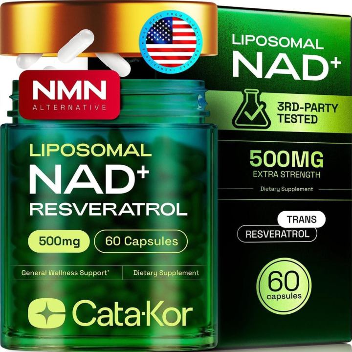 Liposomal NAD Supplement with Resveratrol – NMN Supplement Alternative ...