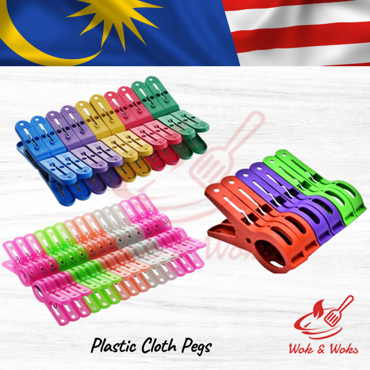 Plastic Cloth Pegs / Sepit Kain Plastik Lazada