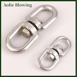 Aolie 1Pc M4 M5 M6 M8 Rotating Universal Ring 8 Shape Unloading Shackle Wire Rope Lock Chain Connecting Buckle 304 Stainless Steel