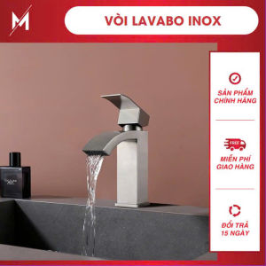 Vòi Rửa Mặt Lavabo inox 304 Nóng Lạnh Thiết Kế Sang Trọng Chống Rỉ Sét