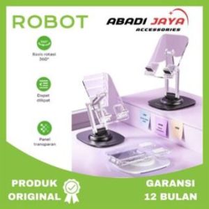 ROBOT Universal Transparent Stand Holder RT-US16 Phone Tablet Holder Adjustable 360° Original-