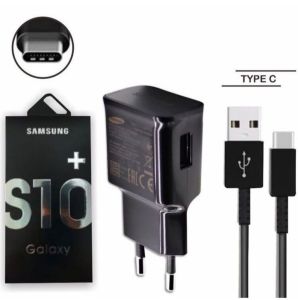 Charger Casan Fast Charging Samsung S10+Type C & Micro USB Travel Charger Samsung Galaxsy S10